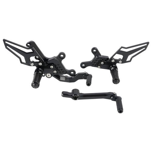 Racing Adjustable Rearsets Foot Pegs Black For Yamaha MT09 MT-09 2024 2025 2026