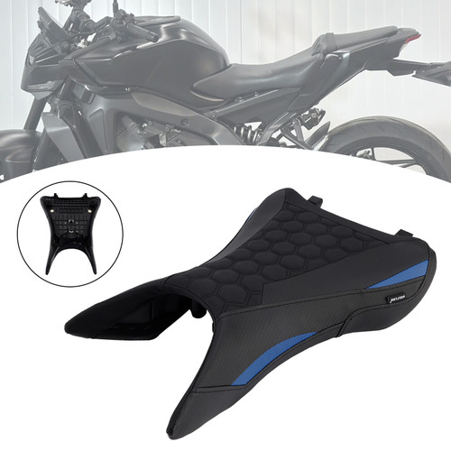 Front Raider Seat Driver Cushion Pu Fit Blue1 For Yamaha Mt-09 Mt09 2024-2026