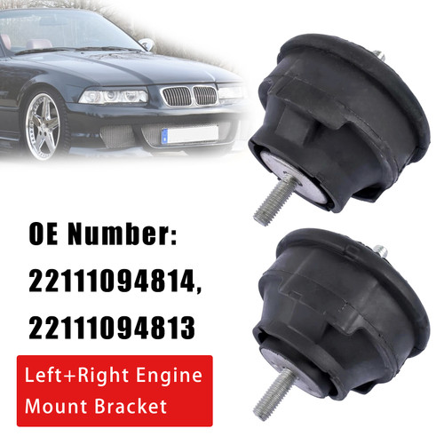 2PCS Left+Right Engine Mount Bracket For BMW 3 Series Z4 E85 E86 E46