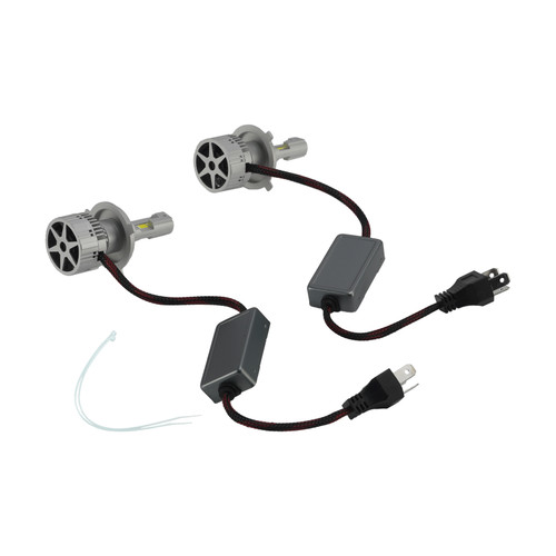 LED Headlight Bulb Kit High Low Beam Lamp H4 12V 75W 6500K For HELLA