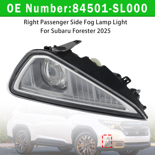 Left & Right Fog Lamp Light 84501-SL010 84501-SL000 For Subaru Forester 2025