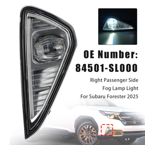 Left & Right Fog Lamp Light 84501-SL010 84501-SL000 For Subaru Forester 2025