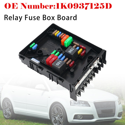 Relay Fuse Box Board 1K0937125D For VW Jetta Golf MK5 Eos Rabbit Audi A3