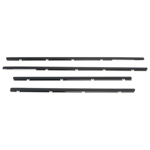 4PCS Weatherstrip Window Molding Trim Seal Belt For Honda Odyssey 2009-2014