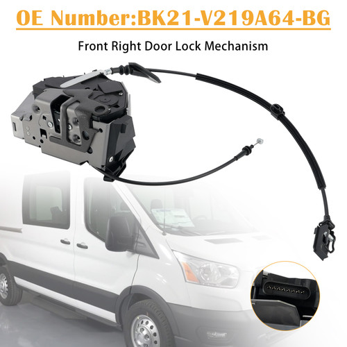 Front Right Door Lock BK21-V219A64-BG For Ford Transit V363 Bus 2.0 2.2 2013-2025