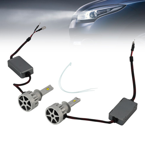 LED Headlight Bulb Kit High Low Beam Lamp H1 12V 75W 6500K For HELLA