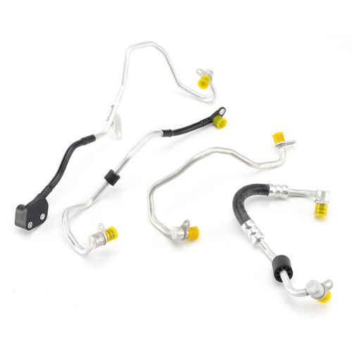 4x Turbo Coolant Hose Line for Mercedes CLS550 GL550 E550 S550 GL450 2011-2018