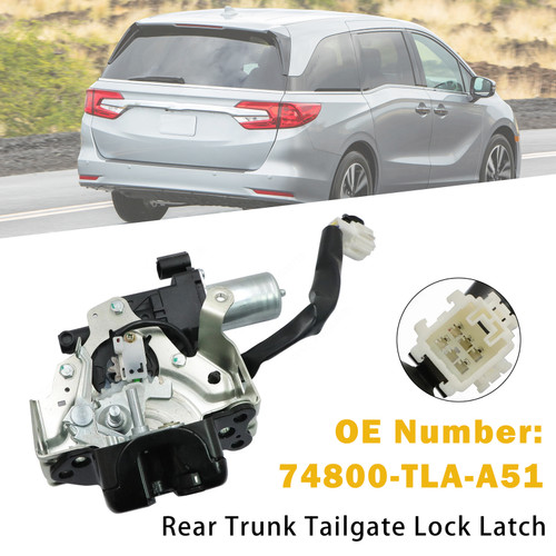 Rear Trunk Tailgate Lock Latch 74800-TLA-A51 for Honda CR-V 17-22 Odyssey 18-23