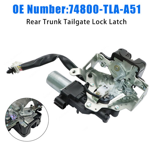 Rear Trunk Tailgate Lock Latch 74800-TLA-A51 for Honda CR-V 17-22 Odyssey 18-23