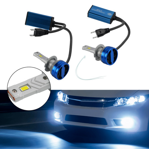 LED Headlight Bulb Kit High Low Beam Lamp H7 24V 65W 6500K For HELLA