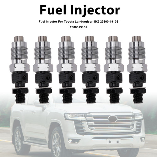 6Pcs Fuel Injector For Toyota Landcruiser 1HZ 23600-19105 2360019105