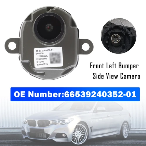 Front Left Bumper Side View Camera 66539240352-01 For BMW F30 F32 F36 F10 F12 E70