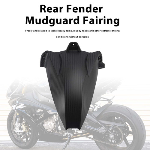 Rear Fender Mudguard Fairing For BMW S1000RR 2009-2018 Black