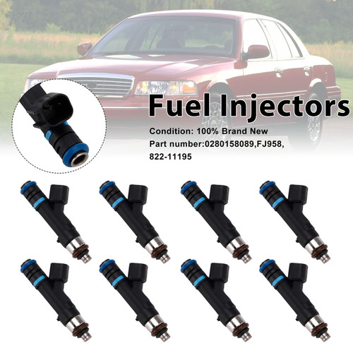 8PC 822-11195 Fuel Injectors 0280158089 For Mercury Grand Marquis Ford Lincoln