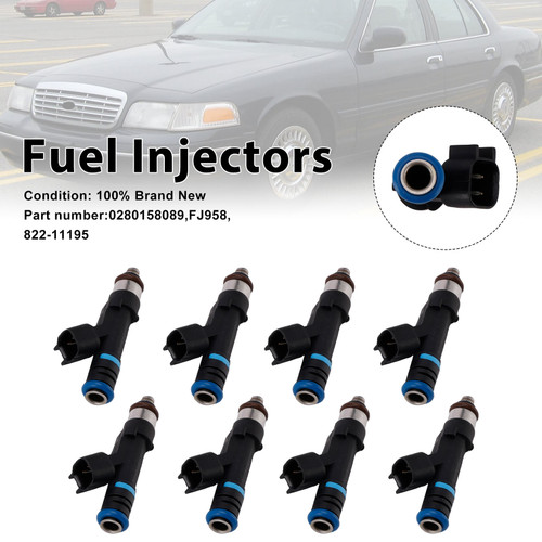 8PC 822-11195 Fuel Injectors 0280158089 For Mercury Grand Marquis Ford Lincoln