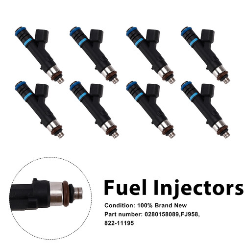 8PC 822-11195 Fuel Injectors 0280158089 For Mercury Grand Marquis Ford Lincoln