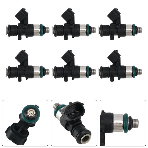 6PC Fuel Injectors 6AW-13761-01-00 For Yamaha Outboard 300HP LF300XSB2