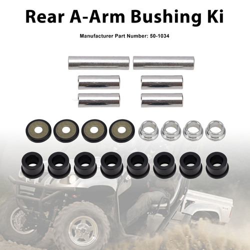 Rear A-Arm Bushing Kit 50-1034 For Yamaha 450 700 Grizzly Kodiak Rhino