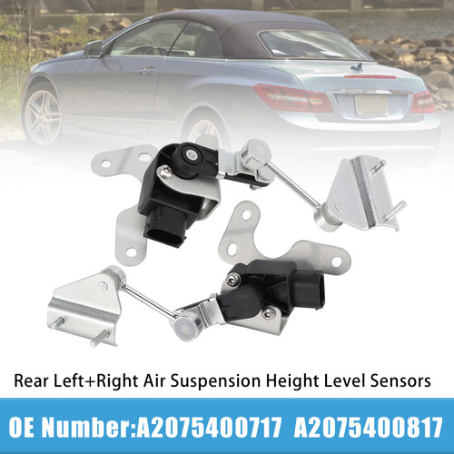 Rear Left+Right Air Suspension Height Level Sensors For Mercedes W212 S212 A207 C207
