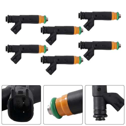 6Pcs Fuel Injector For Ford E-150 E-250 F-150 4.2L V6 2000-2003 YR3E-A6A