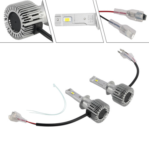 LED Headlight Bulb Kit High Low Beam Lamp H1 12V 35W 6500K 2500LM For HELLA