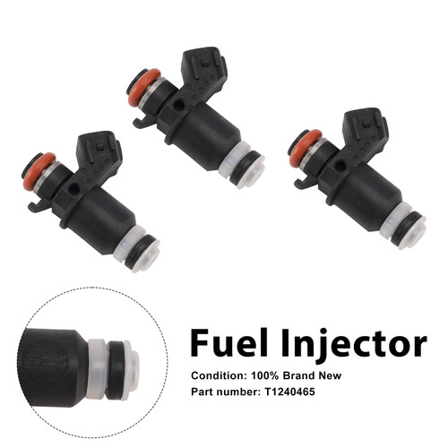 3PC Fuel Injectors T1240465 For Speed Triple 1050 2005-2015