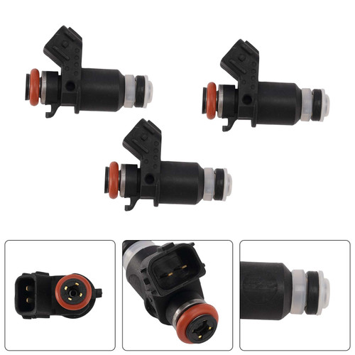 3PC Fuel Injectors T1240465 For Speed Triple 1050 2005-2015
