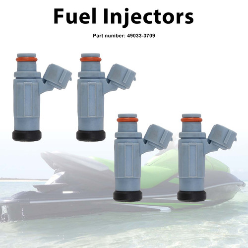4PC Fuel Injectors 49033-3709 For Kawasaki JET SKI ULTRA 310 ULTRA 300