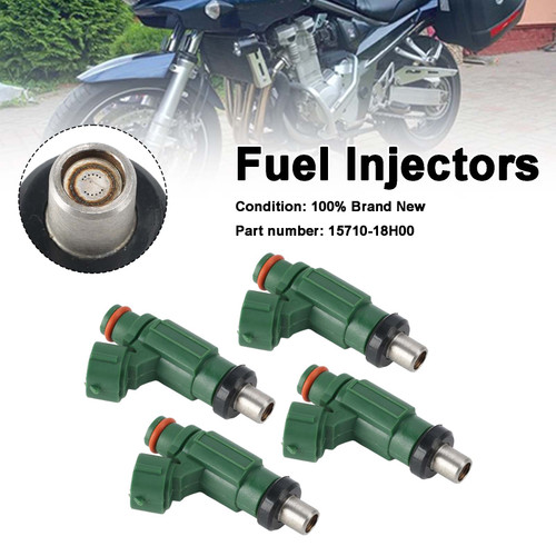 4PC Fuel Injectors 15710-18H00 For Suzuki Bandit 1250S GSF1250SA GSX1250FA