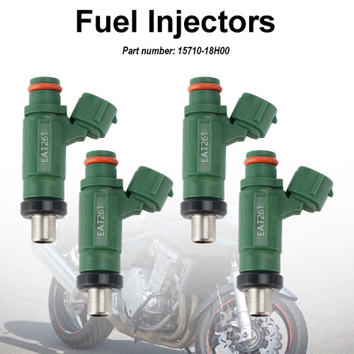 4PC Fuel Injectors 15710-18H00 For Suzuki Bandit 1250S GSF1250SA GSX1250FA