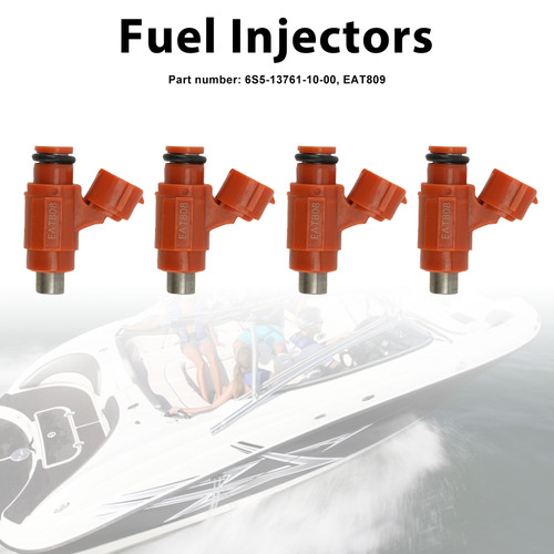 4PC EAT080 Fuel Injectors 60E-13761-20-00 For Yamaha 1100 2012-2015
