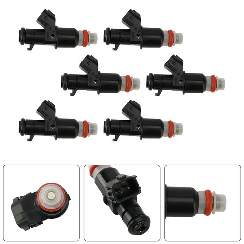 6PC 842-12289 Fuel Injectors 16450-RCA-A01 16450-ZY3-013 For Honda Outboard