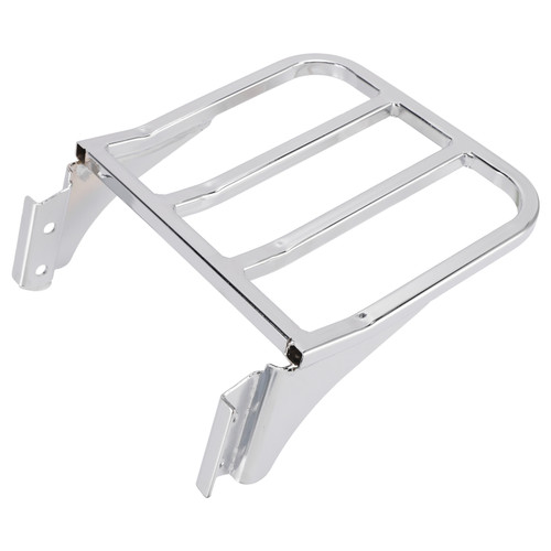 Sissy Bar Backrest Luggage Rack For Heritage Softail Dyna Sportster 1986+ Chrome