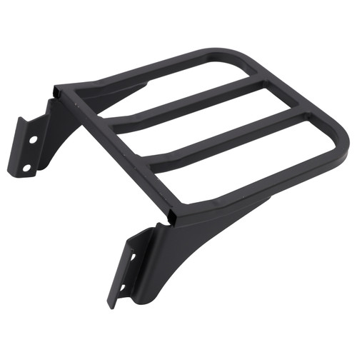 Sissy Bar Backrest Luggage Rack For Heritage Softail Dyna Sportster 1986+ Black