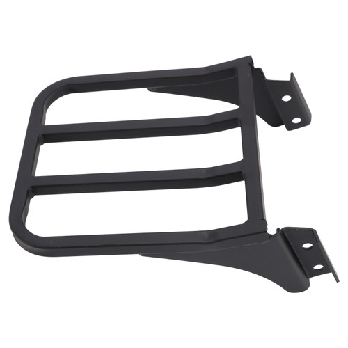 Sissy Bar Backrest Luggage Rack For Heritage Softail Dyna Sportster 1986+ Black