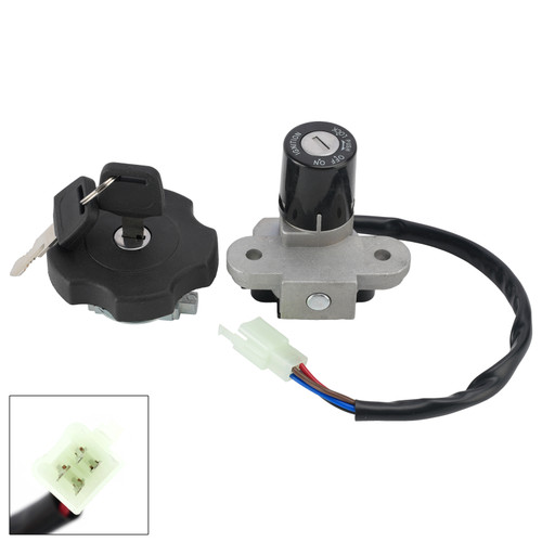 Ignition Key Switch Fuel Cap Lock Set For Yamaha DT125R DT125RE DT125X 2004-2006