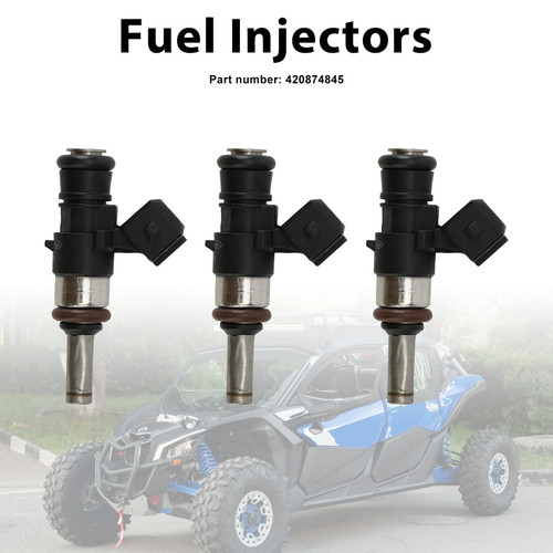 3PC 420874845 Fuel Injectors For Can-Am Maverick X3 Turbo 2017-2022