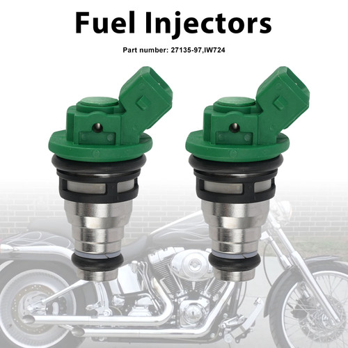2PC IW724 Fuel Injectors 27135-97 For Dyna Bad Boy 1200 Sportster Road King