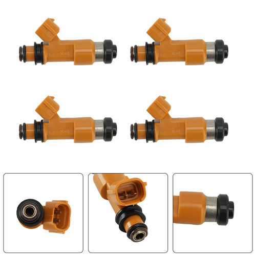 4PC Fuel Injectors 5VX-13761-00-00 For Yamaha FZ6 04-09 FZ6R 09-17