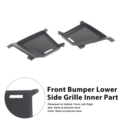 2PCS Front Bumper Grille Inner Part 4M0807151B Fit Audi Q7 S-Line 2016-2019