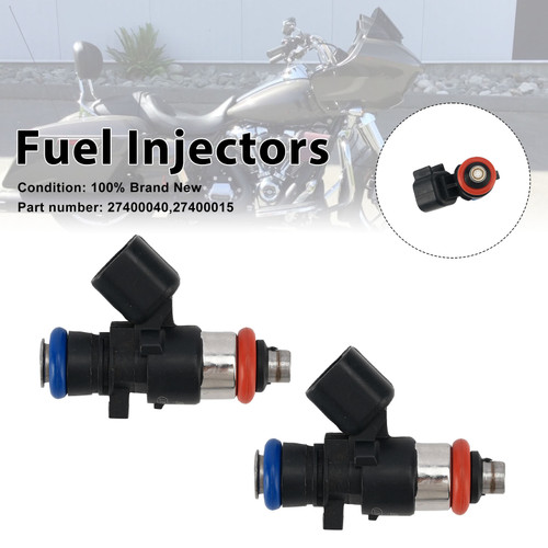 2PC Fuel Injectors 5.5g/s 27400015 27400040 Fits For M8 Screamin Eagle