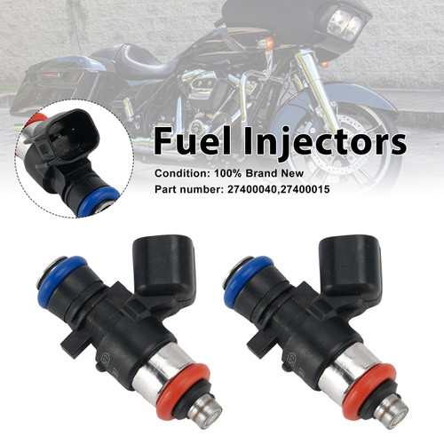 2PC Fuel Injectors 5.5g/s 27400015 27400040 Fits For M8 Screamin Eagle