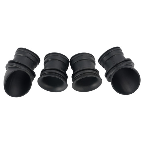 4x Air Box Rubber Adapter Boot Set For Kawasaki KZ550 KZ550C LTD KZ650 KZ650C