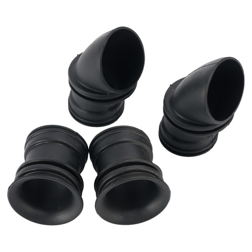 4x Air Box Rubber Adapter Boot Set For Kawasaki KZ550 KZ550C LTD KZ650 KZ650C