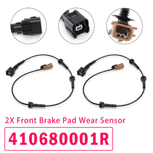2X Front Brake Pad Wear Sensor 410680001R for Renault Master 3 2010-