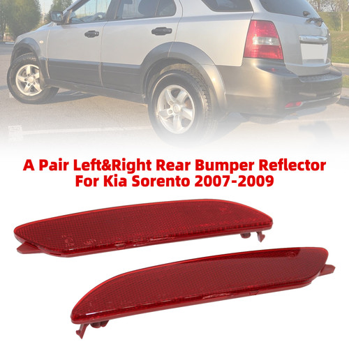 A Pair Left&Right Rear Bumper Reflector For Kia Sorento 2007-2009