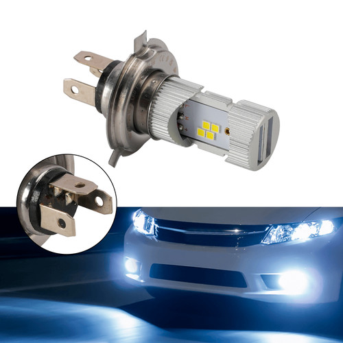 Motorcycle LED Headlight Bulb High Low Beam Lamp HS1 12V 9W 6500K For HELLA