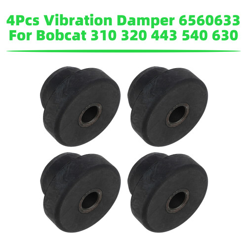 4Pcs Vibration Damper 6560633 For Bobcat 310 320 443 540 630 743 751 753 873