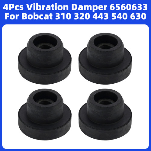 4Pcs Vibration Damper 6560633 For Bobcat 310 320 443 540 630 743 751 753 873