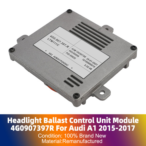 Headlight Ballast Control Unit Module 4G0907397R For Audi A1 2015-2017